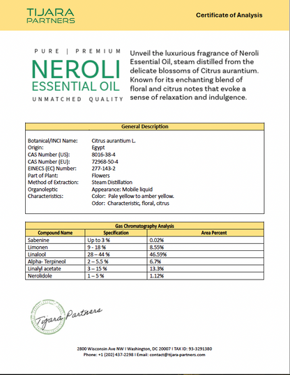 Pure Egyptian Neroli Essential Oil 5ml – Ready-to-Sell Luxury for Spas, Wellness Centers & Boutiques